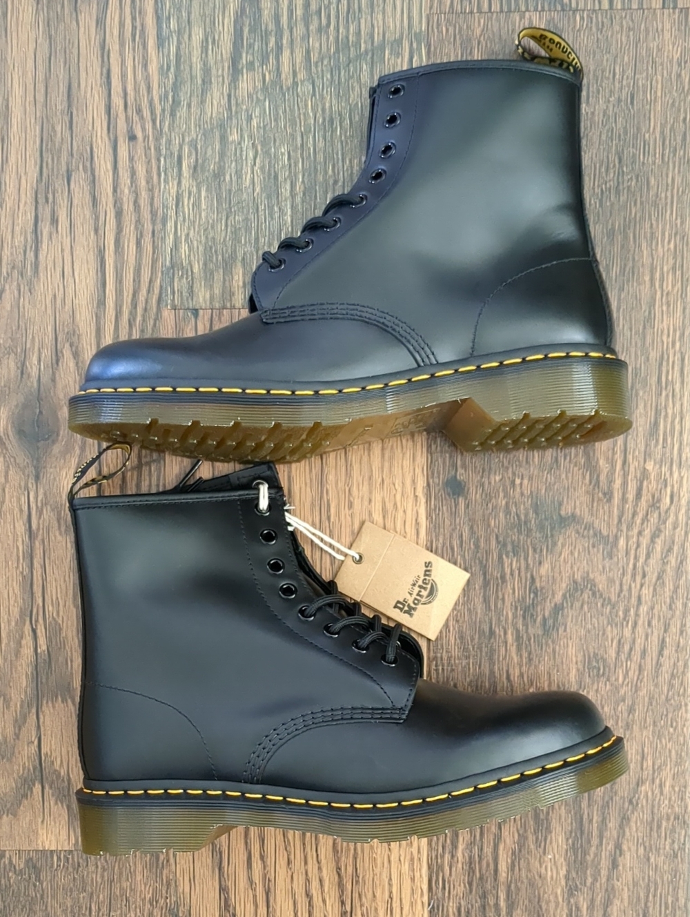 Doc Dr. Martens 1460 Black Lace-Up Boot, NEW, Mens 10, Womens 11